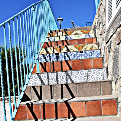 Colorful stairway